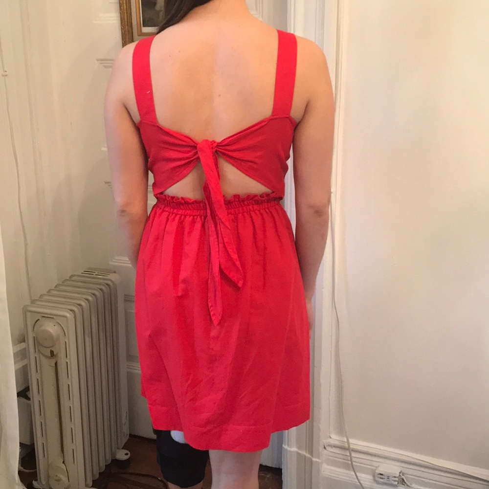 J Crew Red Dress